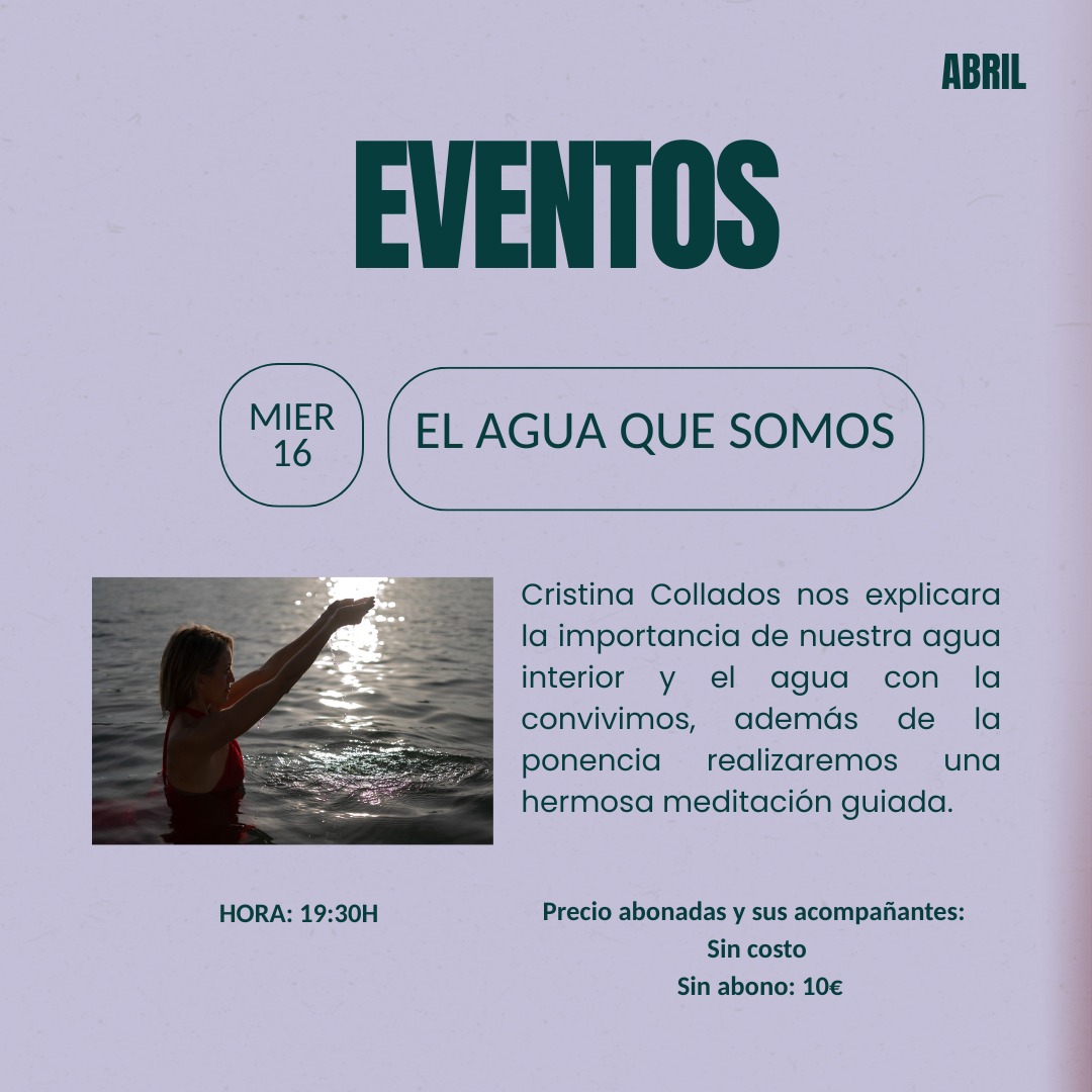 El agua que somos
